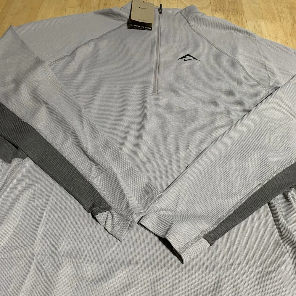 Nike Trail Men's Dri-FIT 1/2-Zip Mid Layer Top FV9994 M Running NWT Wool Blend